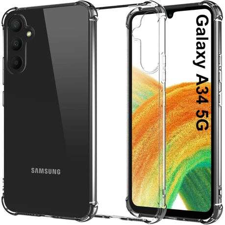 Clear Shock Resistant Armor Cover for Galaxy A34