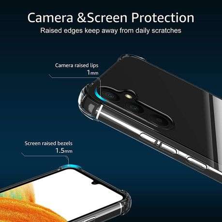 Clear Shock Resistant Armor Cover for Galaxy A34