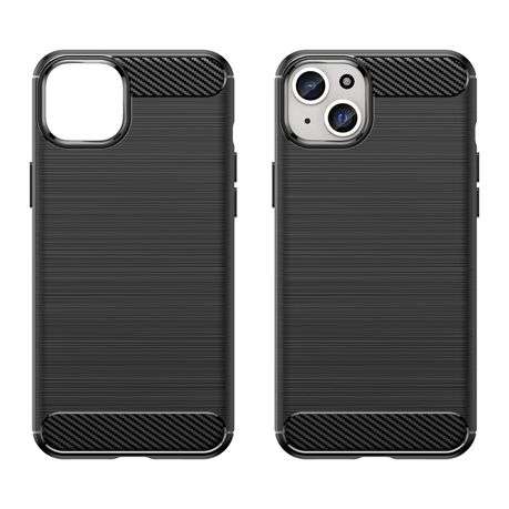 Carbon Fiber Design Cover for iPhone 15 Plus Shockproof Case