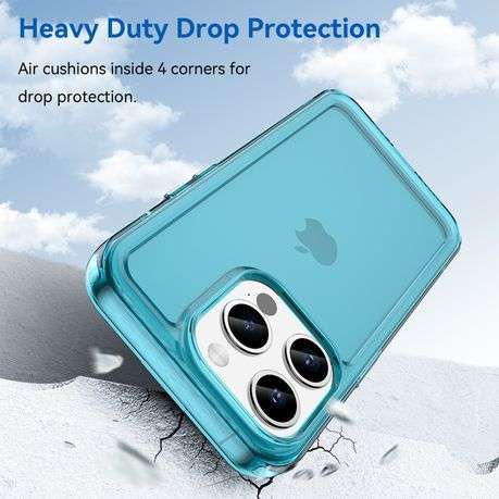 Candy Series Clear Cover for iPhone 15 Pro Shockproof Case