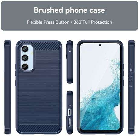 Carbon Fiber Design Shockproof Cover Galaxy A34 5G