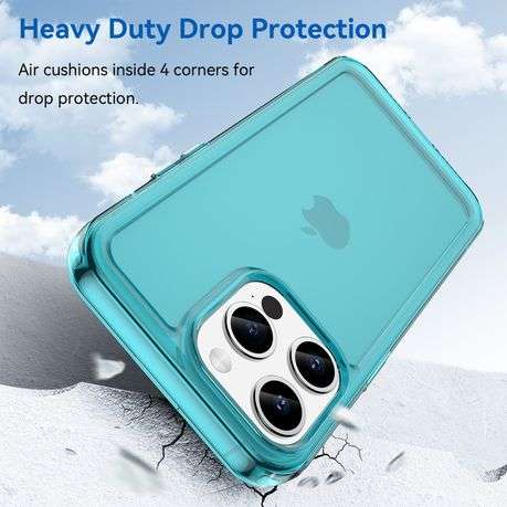 Candy Series Clear Cover for iPhone 15 Pro Max Shockproof Case