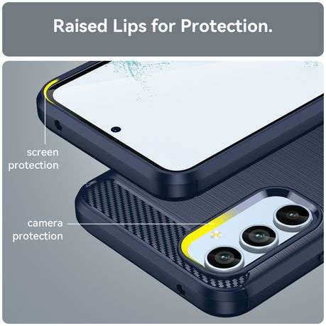 Galaxy A54 5G Shockproof Carbon Fiber Design Cover
