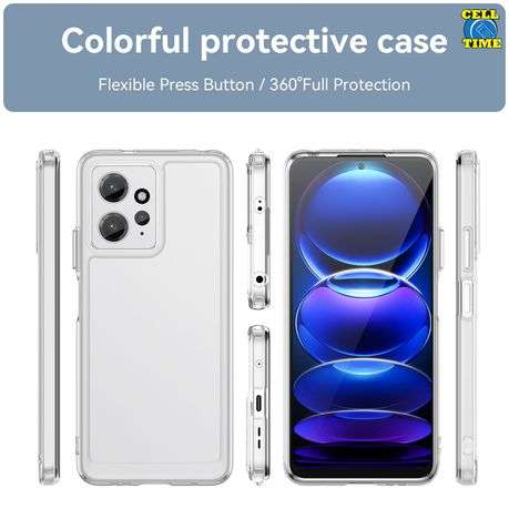 Redmi Note 12 Clear Cover - Candy Series
