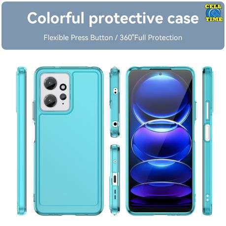 Redmi Note 12 Clear Cover - Candy Series