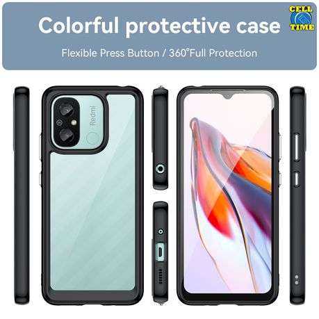 Redmi 12C Shockproof Candy Clear Cover