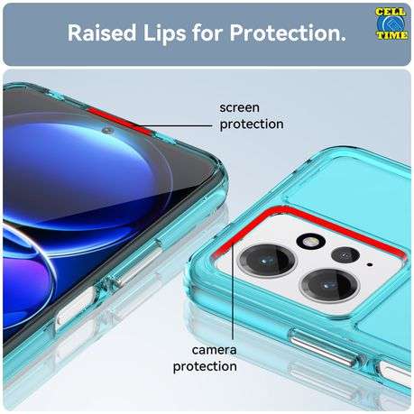 Redmi Note 12 Clear Cover - Candy Series