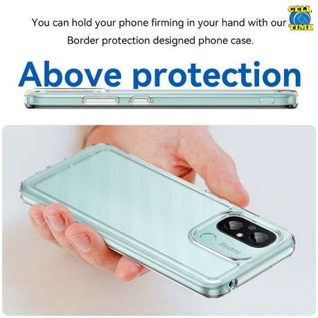 Redmi 12C Clear Cover - Candy Series