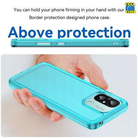 Redmi 12C Clear Cover - Candy Series