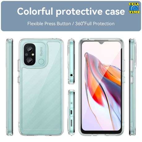 Redmi 12C Shockproof Candy Clear Cover