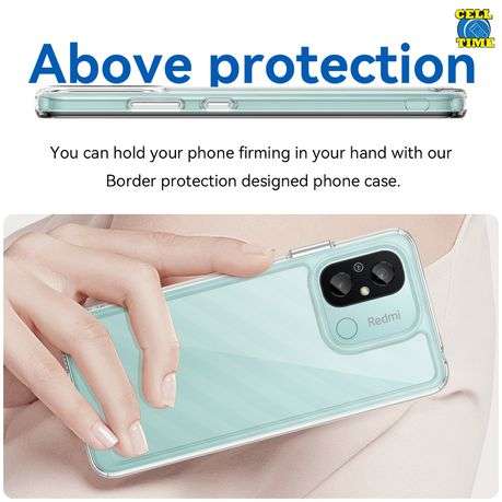 Redmi 12C Shockproof Candy Clear Cover