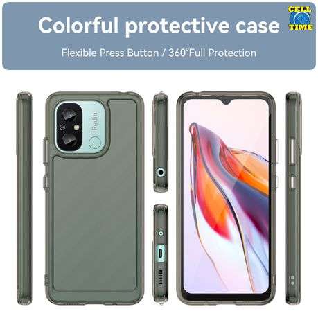 Redmi 12C Clear Cover - Candy Series