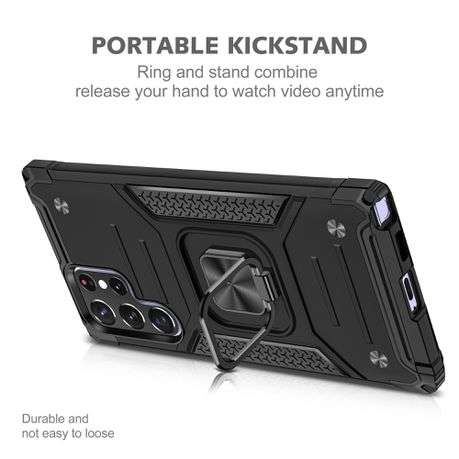 Shockproof Kemeng Armor Kickstand Cover for Galaxy S22 Ultra