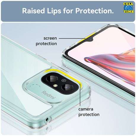 Redmi 12C Shockproof Candy Clear Cover