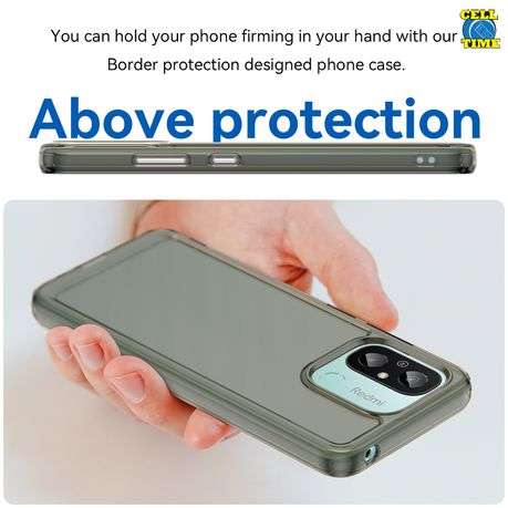 Redmi 12C Clear Cover - Candy Series