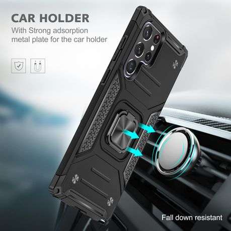 Shockproof Kemeng Armor Kickstand Cover for Galaxy S22 Ultra