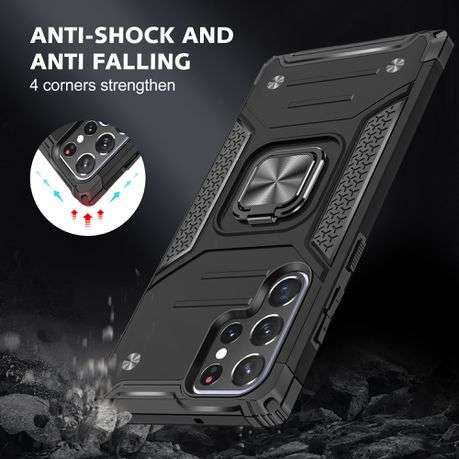 Shockproof Kemeng Armor Kickstand Cover for Galaxy S22 Ultra
