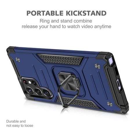 Shockproof Kemeng Armor Kickstand Cover for Galaxy S22 Ultra