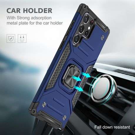 Shockproof Kemeng Armor Kickstand Cover for Galaxy S22 Ultra