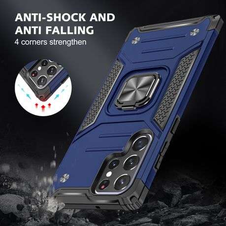 Shockproof Kemeng Armor Kickstand Cover for Galaxy S22 Ultra