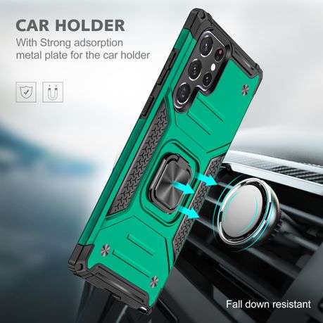 Shockproof Kemeng Armor Kickstand Cover for Galaxy S22 Ultra