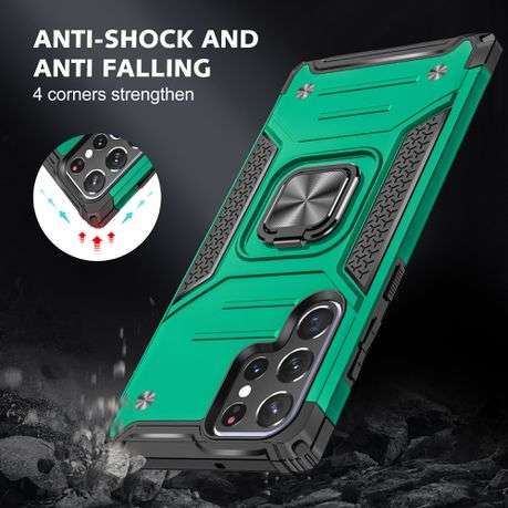 Shockproof Kemeng Armor Kickstand Cover for Galaxy S22 Ultra