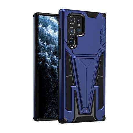 V-Armor Shockproof Kickstand Cover for Galaxy S22 Ultra