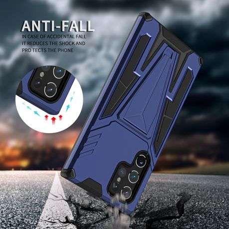 V-Armor Shockproof Kickstand Cover for Galaxy S22 Ultra