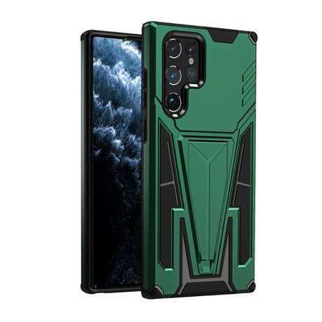 V-Armor Shockproof Kickstand Cover for Galaxy S22 Ultra
