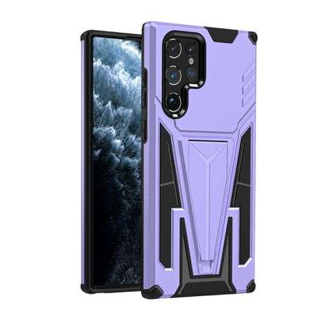 V-Armor Shockproof Kickstand Cover for Galaxy S22 Ultra