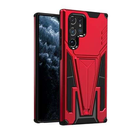 V-Armor Shockproof Kickstand Cover for Galaxy S22 Ultra