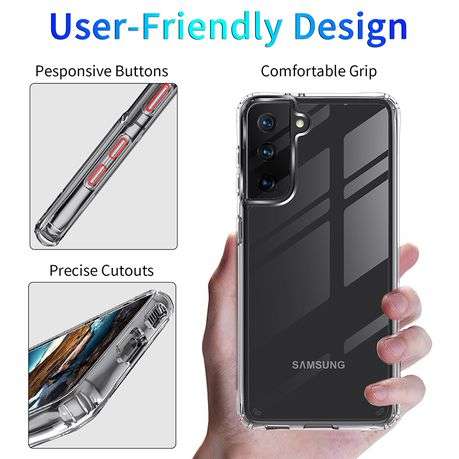 Shockproof Clear Cover for Galaxy S22 Ultra