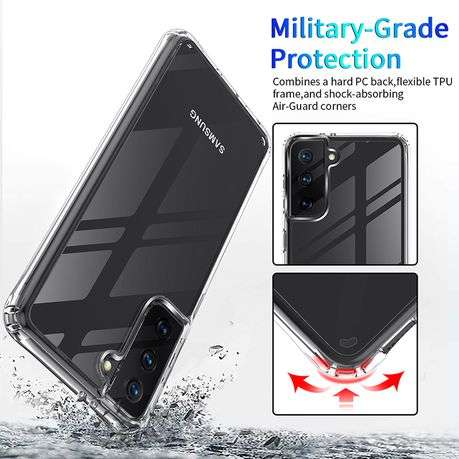 Shockproof Clear Cover for Galaxy S22 Ultra