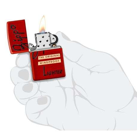 Zippo - Zippo Red Box Top Design