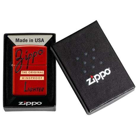 Zippo - Zippo Red Box Top Design