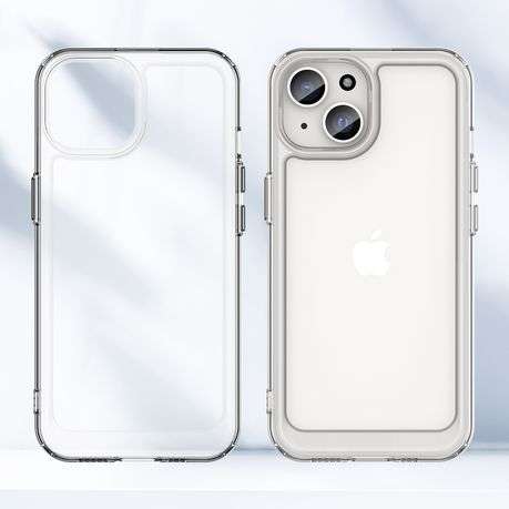 Candy Series Clear Cover for iPhone 15 Shockproof Case