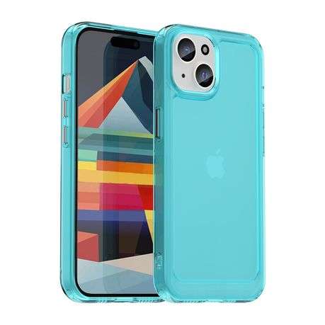 Candy Series Clear Cover for iPhone 15 Shockproof Case