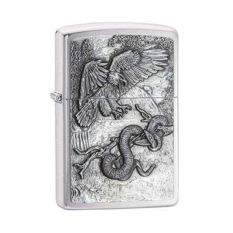 Zippo Lighter - Eagle vs Snake