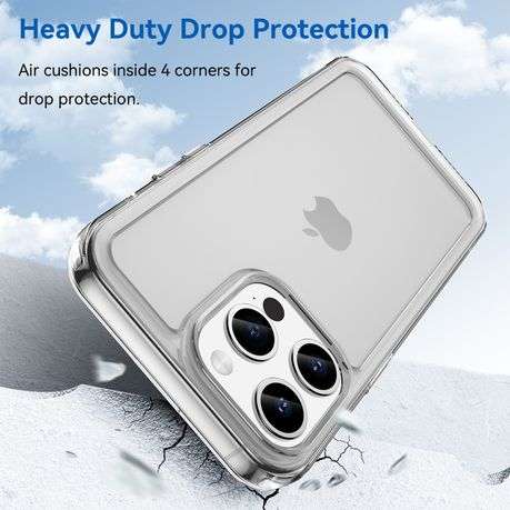 Candy Series Clear Cover for iPhone 15 Pro Max Shockproof Case