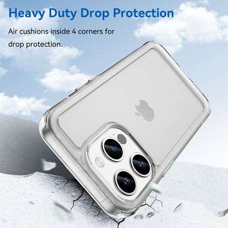 Candy Series Clear Cover for iPhone 15 Pro Shockproof Case