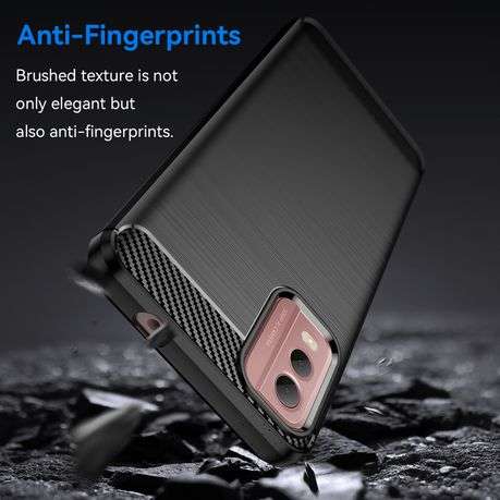 Nokia C32 Carbon Fiber Design Cover