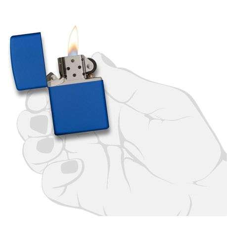 Zippo - Classic Royal Blue Matte