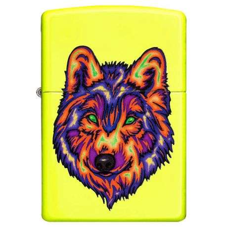 Zippo Lighter - 28887 Wolf Design