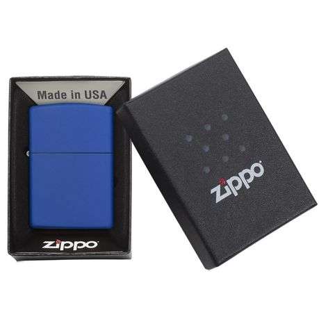 Zippo - Classic Royal Blue Matte