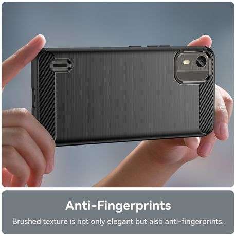 Nokia C12 Carbon Fiber Design Cover