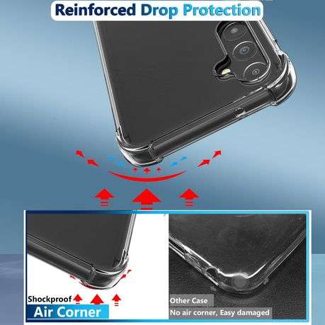 Clear Shock Resistant Armor Cover for Galaxy A54