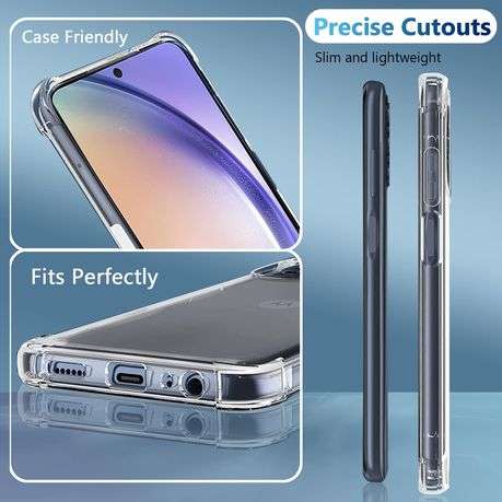 Clear Shock Resistant Armor Cover for Galaxy A54