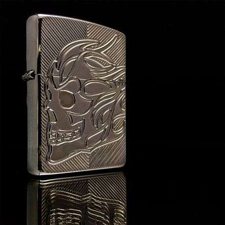 Zippo - Armor Skull Design