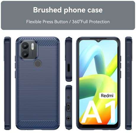 Redmi A2 Plus / A1 Plus Carbon Fiber Design Cover