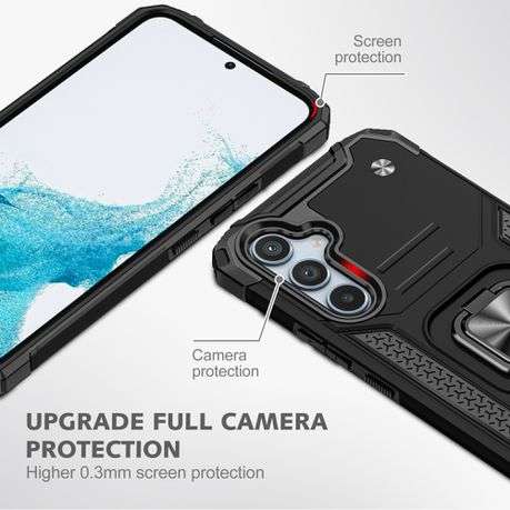 Kemeng Armor Kickstand Cover for Galaxy A54 Shockproof Case